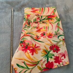 J. Crew Multicolor Floral Short